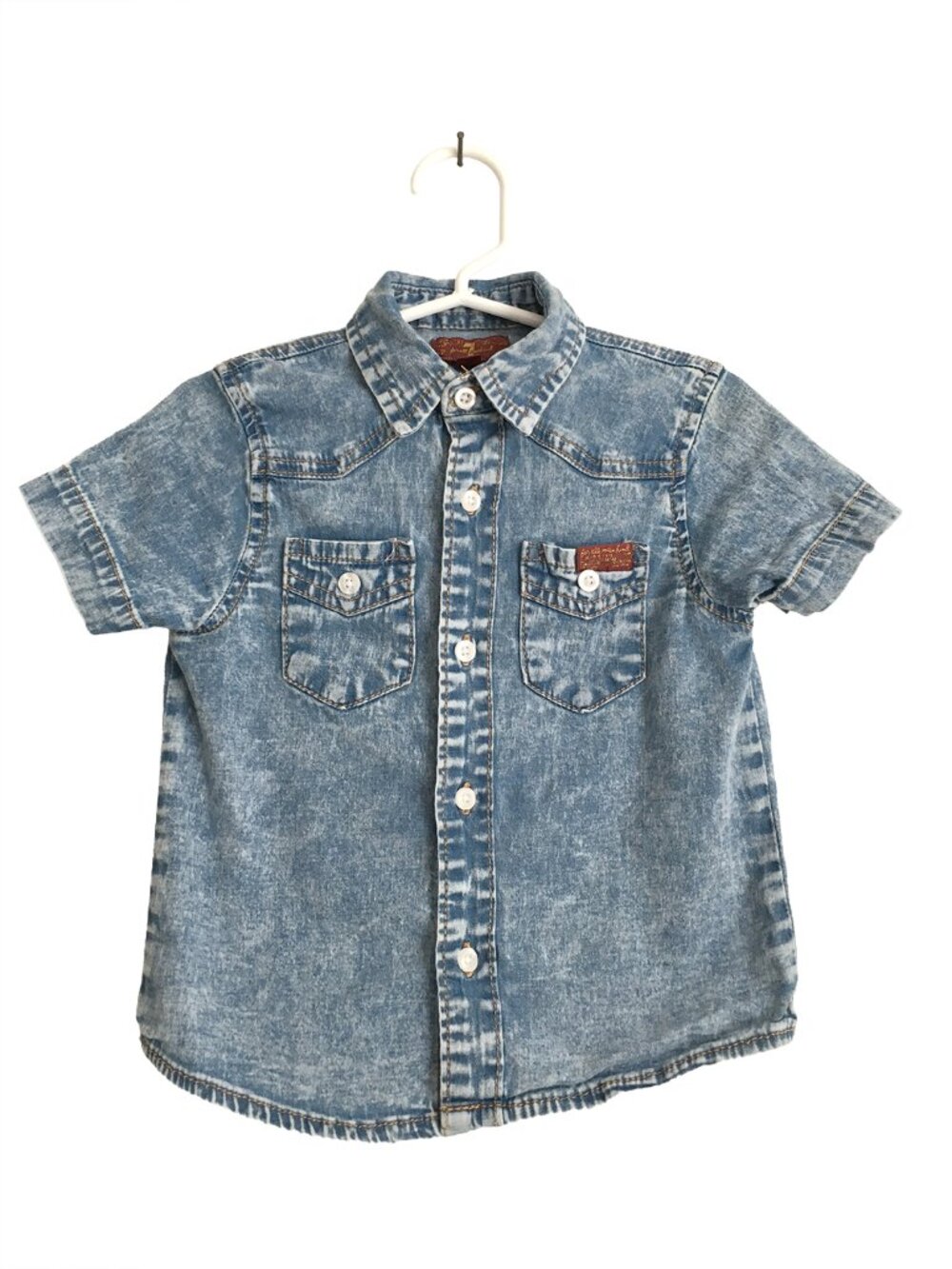 7 For All Mankind Baby Denim Shirt Size 2T